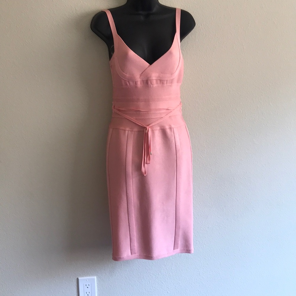 House of CB Pink/Coral Bodycon dress.